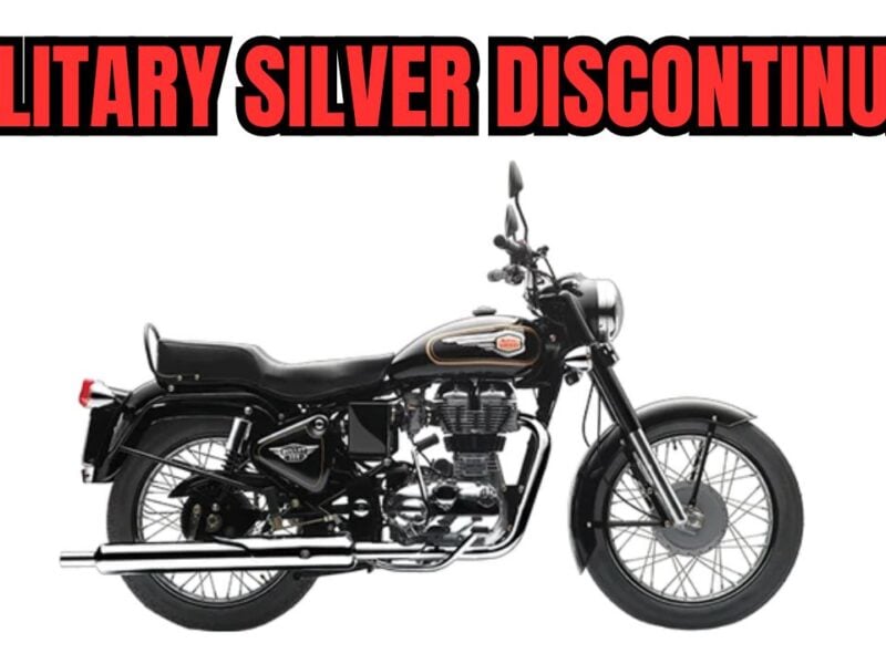 Royal Enfield Bullet 350 Military Silver colour discontinued